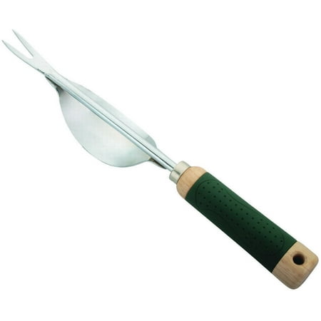 Landscapers 8894529 Weeder, Soft TPR Grip Wood Handle, 13.25 in L x 2.56 in H x 1.77 in W