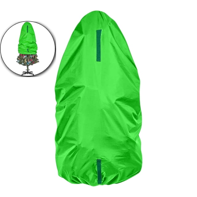 Dvruxg Upright Christmas Tree Storage Bag - Holiday Tree Cover for Christmas Trees or Topiary Trees - Durable, Lightweight, Convenient, Vertical Xmas Storage Bag