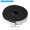 thumbnail image 2 of Uxcell Weather Stripping for Doors, 1 Roll 1-3/16" W x 3/8" T Foam Seal Tape Insulation Strip Black(6.56 Ft Length), 2 of 5
