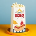 thumbnail image 2 of Big Dot of Happiness Summer BBQ Popcorn Bags, Fire Up the Grill Picnic Party Favor Snack Treats, Free-Standing Individual White Paper Bags - 25 Count, 2 of 5