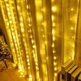 thumbnail image 4 of Guirnalda de luces LED navideñas para decoración del hogar, cortina de luces USB de 8 modos para fiestas, bodas, lámparas de cadena de hadas, decoración navideña de Año Nuevo 2025, 4 of 5