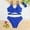 Blue, variant on Girls Tankini Swimsuits Sleeveless Beach Bikini Vacation Essentials Beach Outfit 14 Years