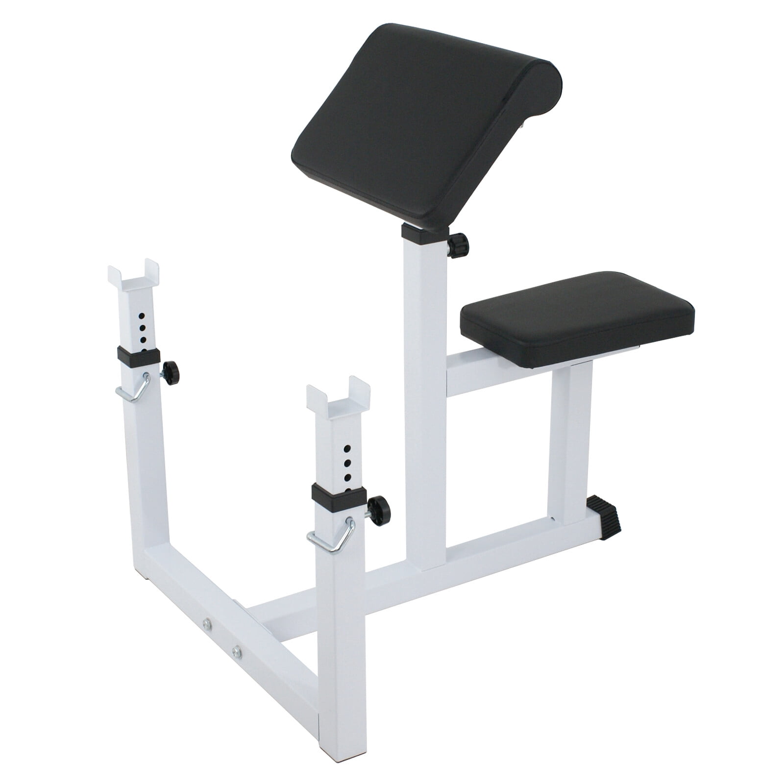 ZenSports Adjustable Preacher Curl Bench Bicep Curl Weight Bench Max.550lbs Home Gym Fitness Equipment