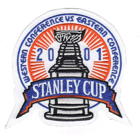 2001 NHL Stanley Cup Final Logo Jersey Patch (New Jersey Devils vs. Colorado Avalanche)
