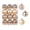 Beige_6cm/2.36in, variant on Suncoda Christmas Decorations Christmas Tree Ornaments 24PCS 6cm/2.36in Christmas Tree Ornaments Xmas Tree Hanging Ball Decorations Christmas Ornaments
