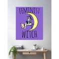 thumbnail image 2 of Feminist Witch Poster Wall Art, Modern Wall Decor For Living Room Bedroom, 12x18 UNFRAMED, 2 of 3