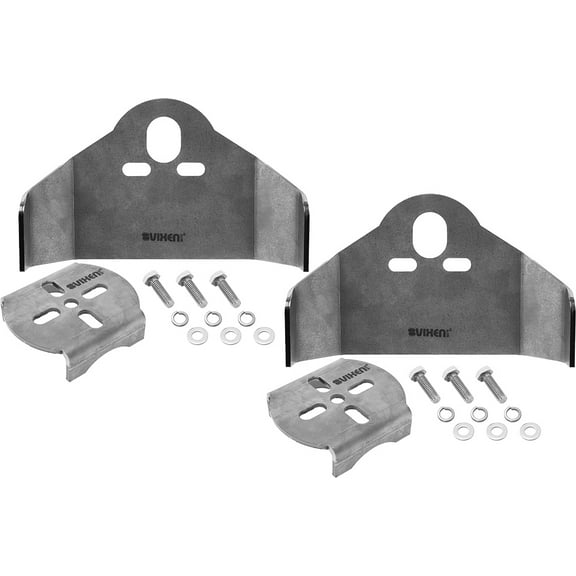 Vixen Air Universal Weld On Rear Axle Lower and Upper Air Bag Mounting Brackets Kit VXB4275/BB