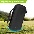 thumbnail image 3 of Golf Glove Case with Removable Glove Shaper, Golf Gifts for Men with 2 Dividers, Protective Hard Shell Golfing Organizer Fits Balls, Tees, Markers, Divot Tool, Accessories, Black, 3 of 14