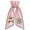 H, variant on huayou Holiday Theme Embroidered Wreath Sash, Scalloped Edge Wreath Bow Ribbon for Front Door Wreath, Thanksgiving Christmas Valentine Designs