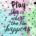 thumbnail image 2 of Matic,Jelena 12x12 White Modern Wood Framed Museum Art Print Titled - Play Happens, 2 of 4