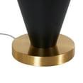 thumbnail image 6 of CosmoLiving by Cosmopolitan 27" Black Table Lamp with Black Fabric Shade, 6 of 11