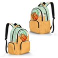 thumbnail image 2 of DISNIMO 17 Inch Kids School Backpack Ice Cream Basketball Print Lightweight Large Bookbag with Side Mesh Pockets Front Zipper Pocket for Teens Student Daily Use, 2 of 7