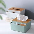 thumbnail image 6 of SPRING PARK Tissue Box Desktop Seal Baby Wipes Paper Storage Box Dispenser Holder Lid, 6 of 7