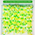 thumbnail image 3 of 205Ft Yellow Green Party Decorations Ombre Green Yellow Circle Dot Backdrop Garland Tissue Paper Polka Dots Hanging Streamer for Spring Summer Birthday Engagement Wedding Bridal Shower Party Supplies, 3 of 10