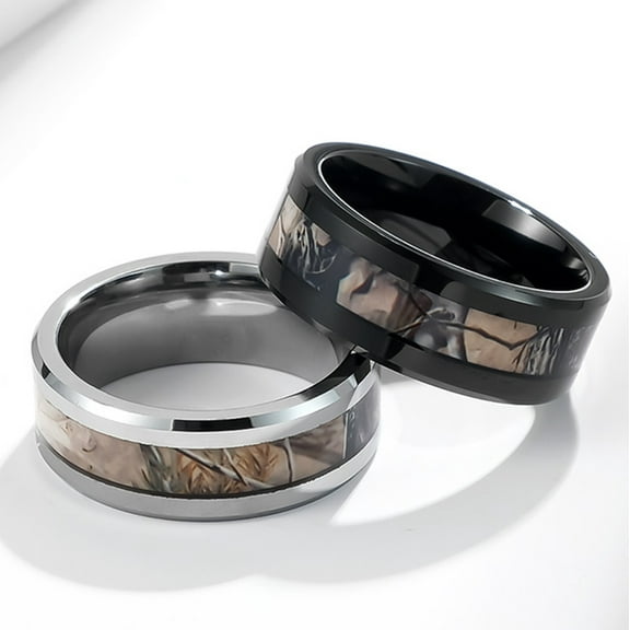 8mm Tungsten Carbide Mens Ring Men Wedding Band Man Ring