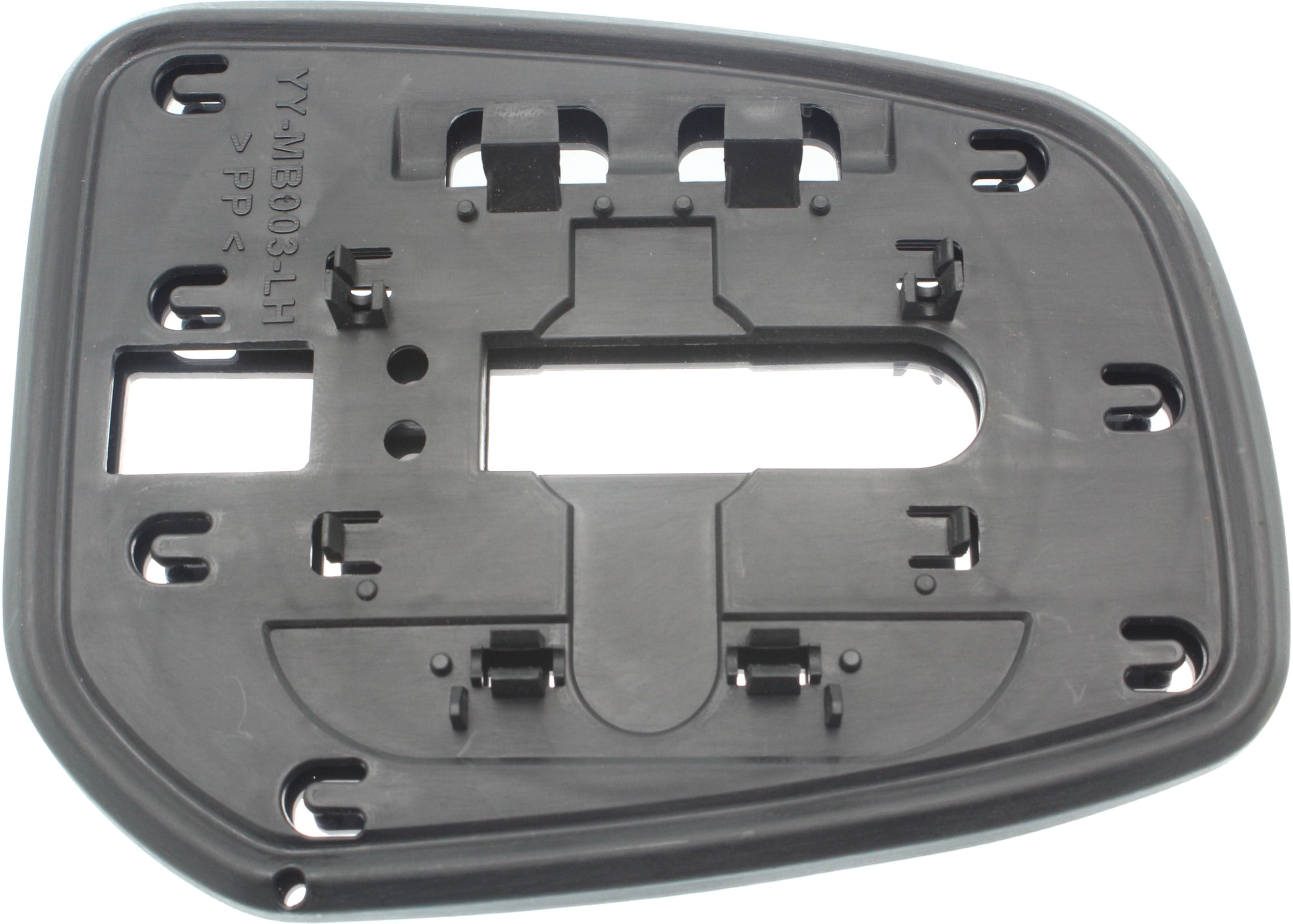 Mirror Glass Compatible With 2015-2017 Mitsubishi Lancer Left Driver Side Kool-Vue