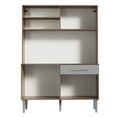 thumbnail image 3 of Compact kitchen cabinet - 120 cm, brown/grey color,Marron/Crema, 3 of 3