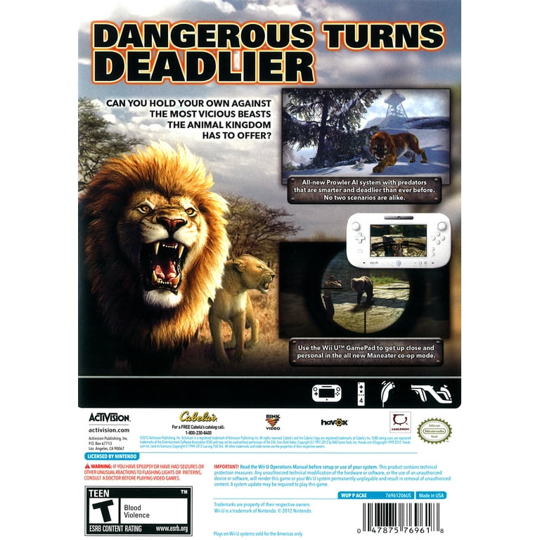 Cabela's dangerous hunts 2013 ps3 hot sale