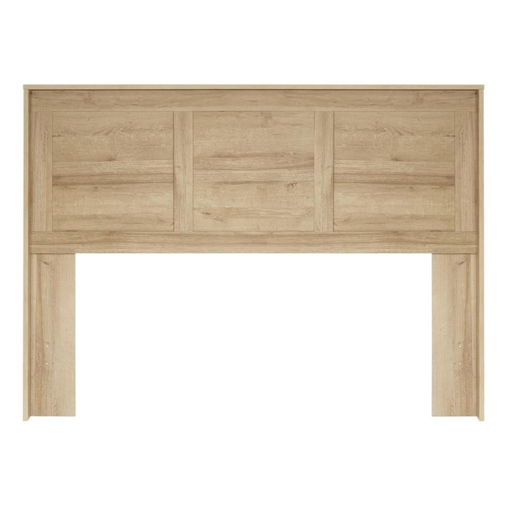 Maklaine Contemporary Queen/Full Headboard in Wood Canyon Oak Finish