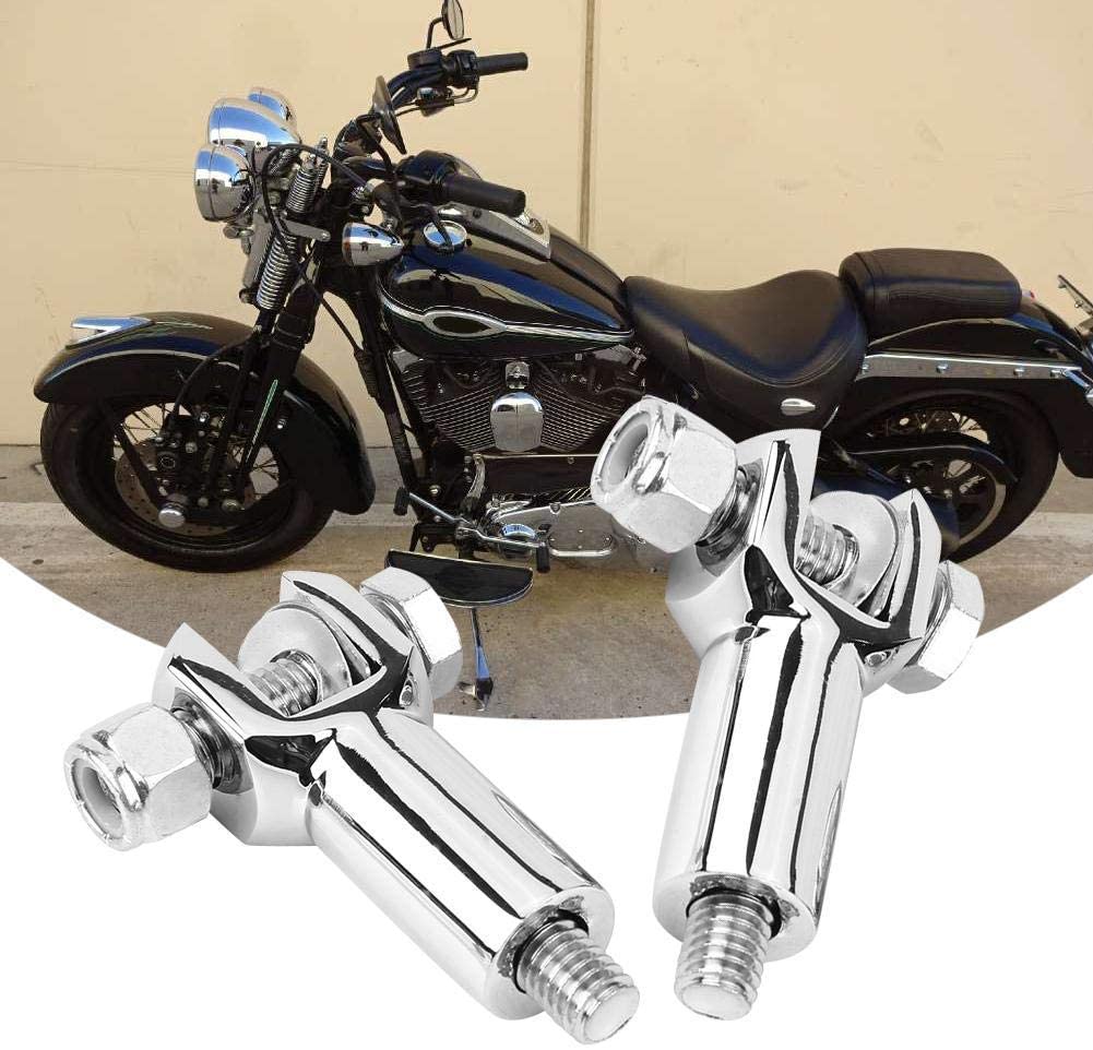 Chrome Foot Peg Supports & Clevis Mounts – Fits Harley Softail 2000-2006