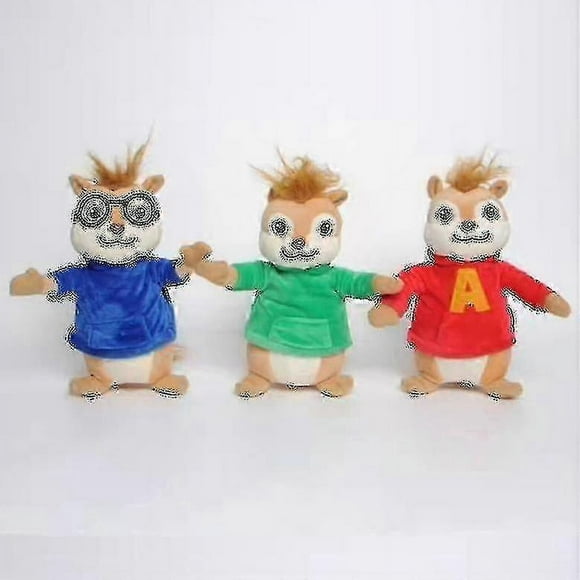 3pcs Alvin And The Chipmunks Plush Dolls Chipmunks Toys Kids Gift-r -sy