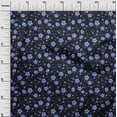 thumbnail image 3 of oneOone Rayon Medium Blue Fabric Floral Sewing Craft Projects Fabric Prints By Yard 56 Inch Wide, 3 of 4