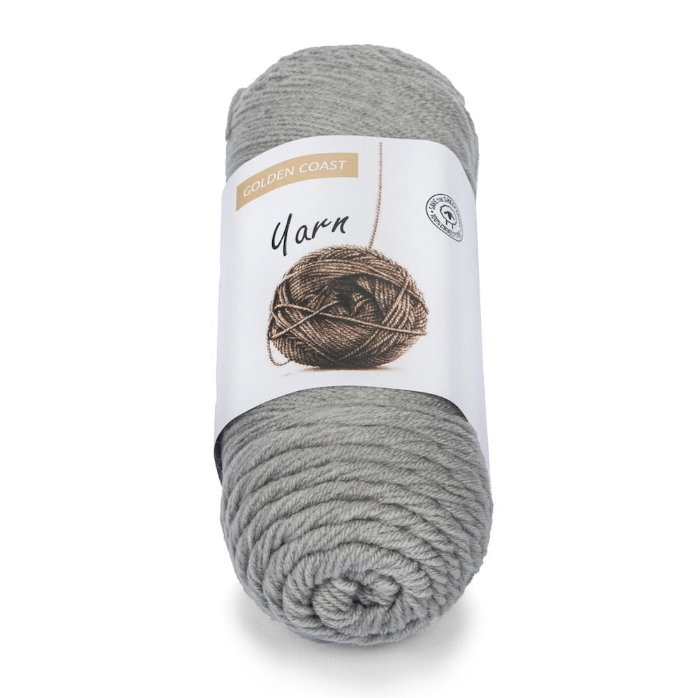 7 oz Medium Acrylic Yarn Grey Worsted Medium Weight Yarn 398 Yards 12