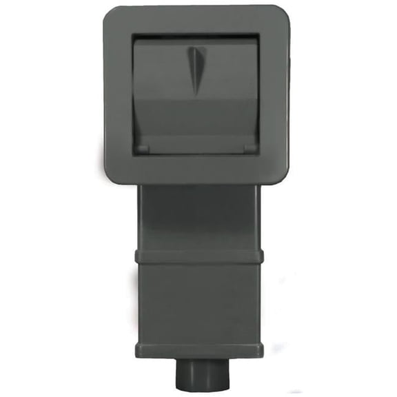 CMP 25248001000 Front Access Vinyl Fiberglass Inground Skimmer - Grey