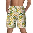 thumbnail image 4 of Fotbe Hawaii Palms Men’s Swim Trunks Quick Dry Swim Shorts Board Shorts with Mesh Lining-Large, 4 of 9