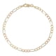 thumbnail image 1 of Pulsera italiana Imperial Jewelry Tricolor de 10 quilates 3.3mm 18.5cm, 1 of 5