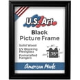 thumbnail image 2 of US Art Frames Black 15x23 Picture Frame, Solid Wood, Gallery Wall Art, 15 x 23 Picture Frame for Wall Decor, Puzzle, Poster, Picture, Photo, Document, Certificate 15x23 Frame, 2 of 4