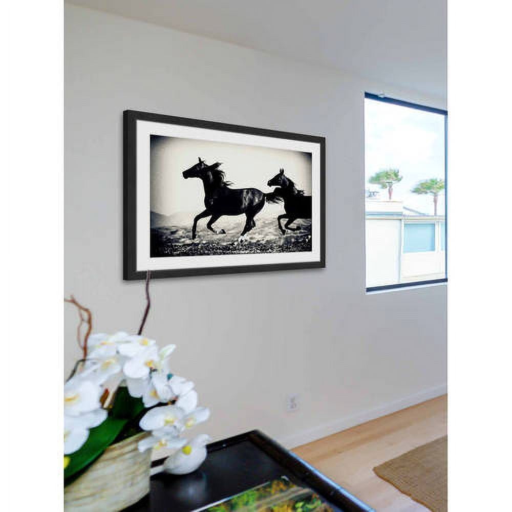 "Galloping Friends" Framed Painting Print