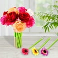 thumbnail image 1 of 2Pcs 0.5mm Nib Comfortable Grip Black Ink Gel Pens with Cap Variable Flower Shape Silicone Pens Teachers Day Gift, 1 of 7