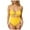 Yellow, variant on vigerkar Womens One Piece Swimsuit Tummy Control Bathing Suit Sexy Cheeky High Cut Out Cute Ladies Swimwear (Blue, M)