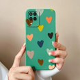 thumbnail image 3 of Funda de silicona líquida para teléfono móvil Samsung, cubierta trasera de protección de cámara para Galaxy A12, M12, F12, 3 of 5