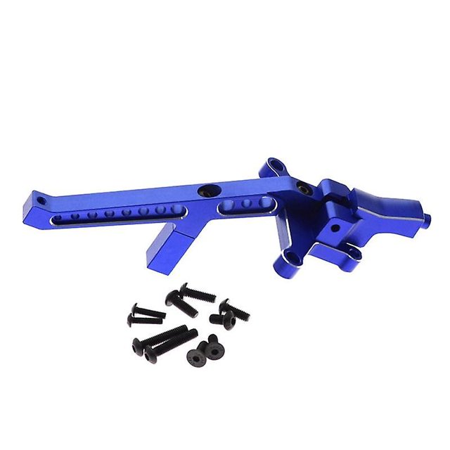 Soporte de chasis delantero de aluminio 9520 para 1/8 Traxxas Sledge Rc Car, azul Kuyhfg Sin marca