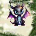 thumbnail image 5 of 1PC Dragon Acrylic Hanging Ornament Acrylic Christmas Ornament Seasonal Hanging For Seasonal Display (Color8), 5 of 8