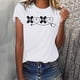 thumbnail image 2 of Camisetas con estampado de letras y cuello redondo de verano para mujer, blusas femeninas cómodas y elegantes, Tops OAVQHLG3B Store  lin121212, 2 of 5