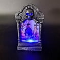 thumbnail image 2 of Halloween LED Tombstone Halloween Headstone LED Light Decorations Haunted House Graveyard Indoor Outdoor Decorations, 2 of 6