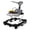 Black, variant on SIMANLI Baby Walker, 4 in 1 Foldable Walkers with Wheels & Removable Feeding Tray & Music Tray, Activity Push Walker for Baby Boys / Girls, Blue