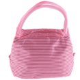 thumbnail image 2 of Bolsa de almuerzo con aislamiento de rayas, caja de transporte para picnic, bolsa de almuerzo portátil térmica Rosado Macarena Bolsa de almuerzo aislada, 2 of 8