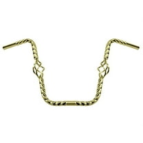bike CAGE TWISTED HANDLEBAR 16 25.4MM GOLD.