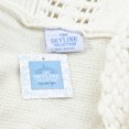 thumbnail image 3 of The Skyline Collection Women's Knitted Poncho in Ivory, One Size, 3 of 4