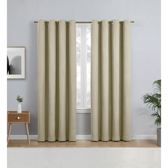 Eclipse Heath 63" Grommet Blackout Window Curtains Panel