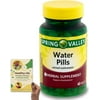 Water Pills, 60 - (20 Days Supply), Natural Fluid Balance Support + 'Healthy Life, Simple Choices: Guide' (2 Items)