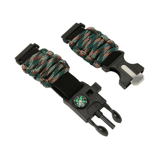Correa de Reloj Paracord 6 en 1 Pulsera Paracord de 22 Mm Apta para Correa de Reloj Huami Pulsera Deportiva para Aventuras de Camping Al Aire Libre ANGGREK Otros