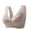 Pink bras, variant on pimelu Bras for Women Full Figure Bras for Women Full Coverage Seamless Bralette Elder Plus Size No Rim Comfy Lightly Lined Front Closure Bra Black Bralette