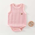 thumbnail image 2 of Bxsruta Baby Bodysuit Sleeveless Cotton Romper Infant One-Piece Tank Jumpsuit for Summer, 2 of 8
