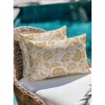 thumbnail image 4 of Outdoor Throw Pillow Set of 2, Spring Floral Waterproof Pillow with Insert Included, Summer Botanical Farmhouse Vintage Decorative Accent Cushion Lumbar Pillows for Patio Porch, 12 x 20 In, 4 of 8