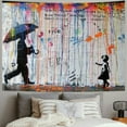 thumbnail image 2 of SHERONV Graffiti Art Tapestry Wall Hanging Unique Style Graphic Tapestries for Home Decor Living Room Bedroom Apartment Dorm 60x50inch, 2 of 6